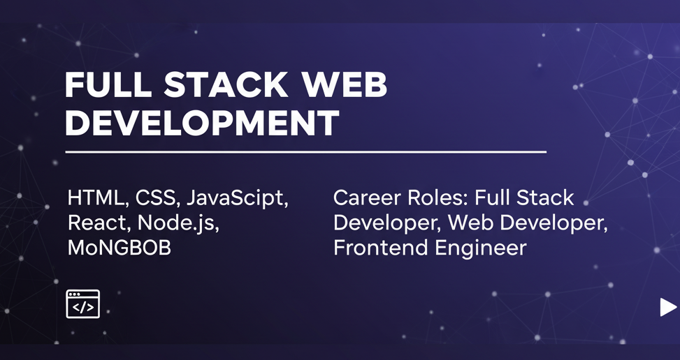Full Stack Web Development