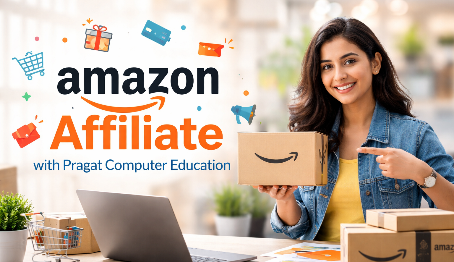 Amazon Affiliate with Pragat Computer Education